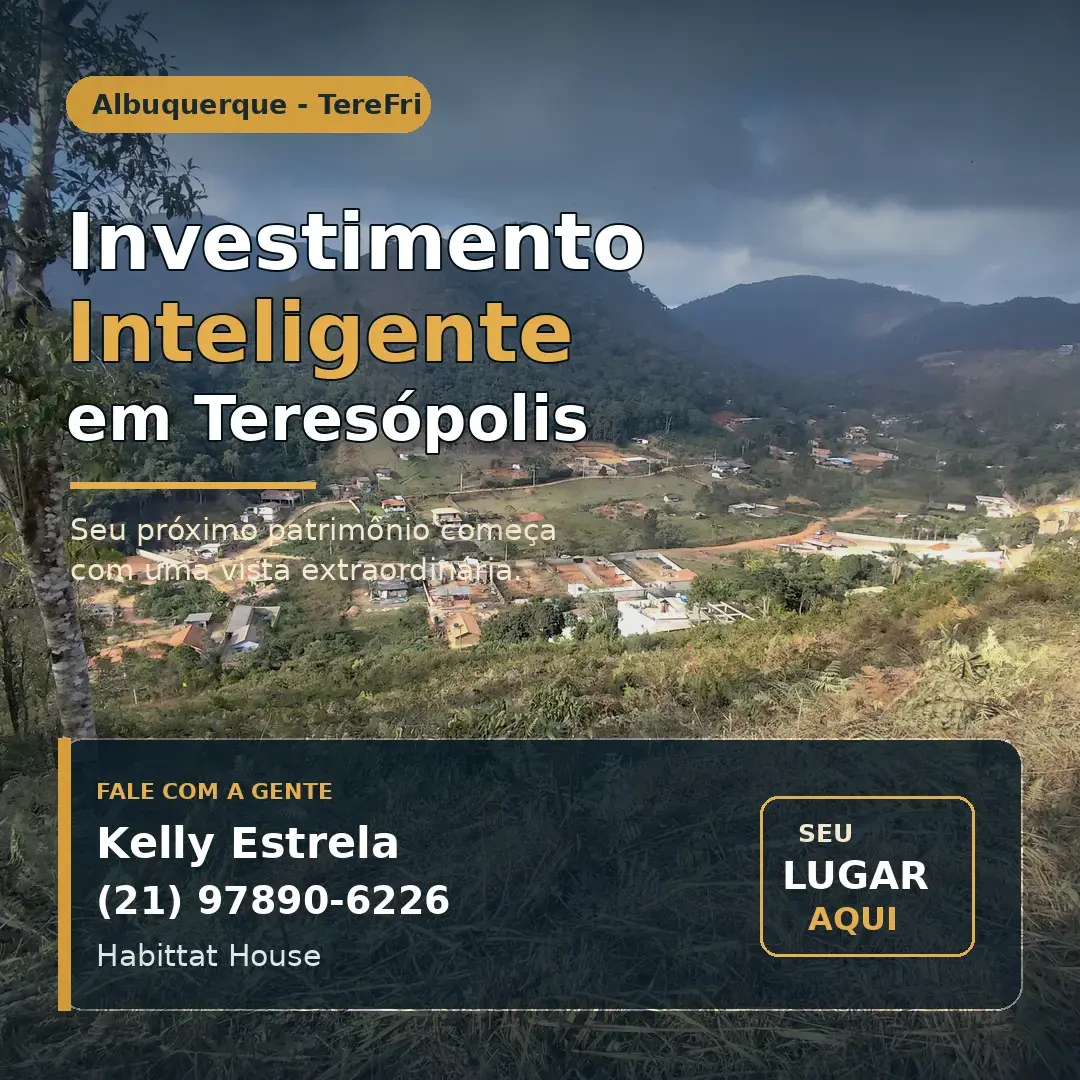 Terreno — Terreno Teresópolis com vista, tranquilidade e alto potencial de valorização em Albuquerque